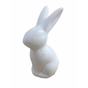ENFEITE DE COELHO PÁSCOA PORCELANA