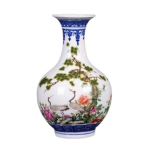 VASO CHINÊS DE PORCELANA 22CM