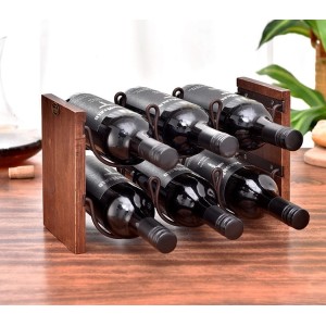 SUPORTE PARA GARRAFA DE VINHO ARAMADO