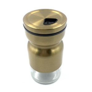 JOGO PORTA CONDIMENTO INOX DOURADO 13PCS