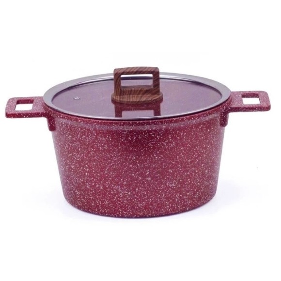 CAÇAROLA DE ALUMÍNIO REVESTIMENTO CERÂMICO 24CM